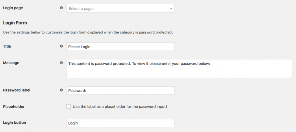 Login For Customisation
