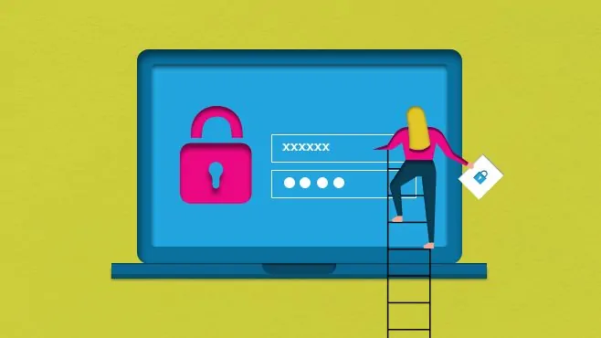 Choose a strong password for WordPress