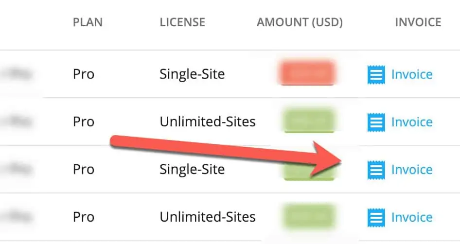 Download invoice PDF
