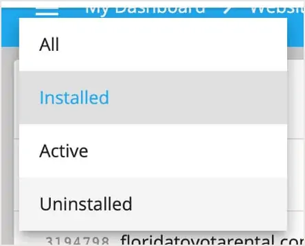 Upgrade link on a website
