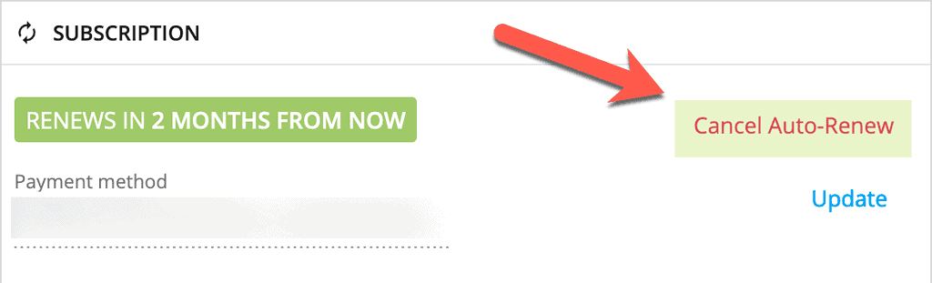Where to Cancel Auto-Renew your subscription