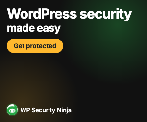 WP Security Ninja Medium rectangle banner (ink)