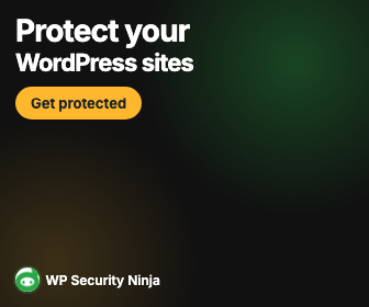 WP Security Ninja Large rectangle banner (ink)