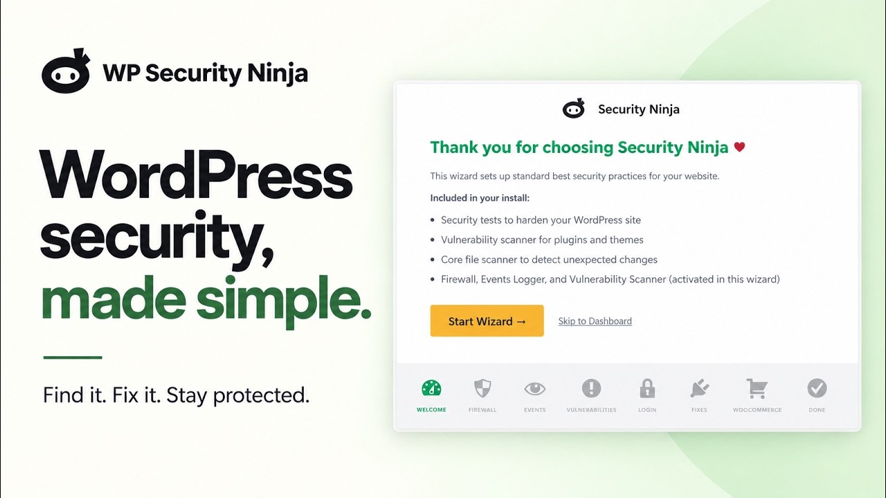 WordPress Security Made Simple | WP Security Ninja