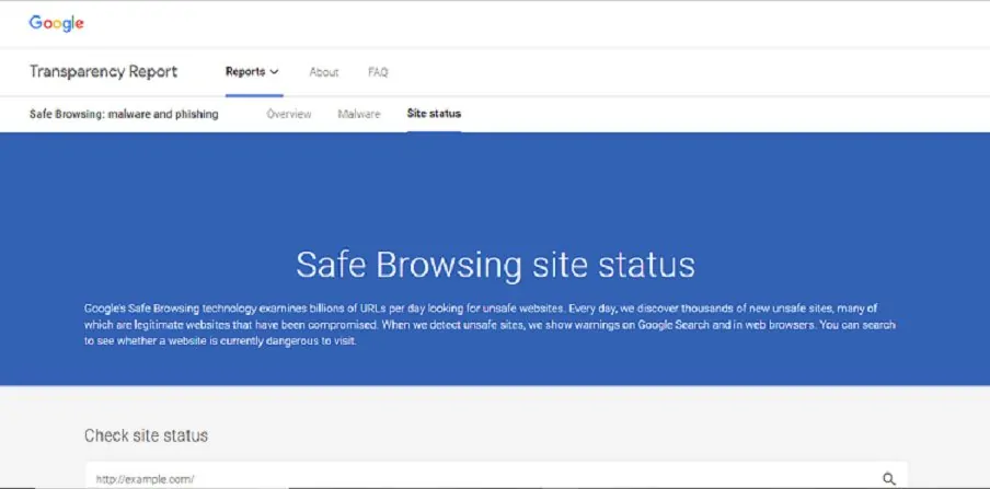 Google Safe Browsing