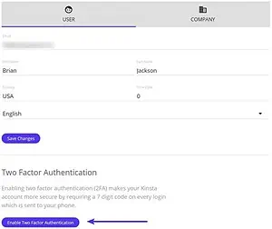 Set up two-factor authentication for your users