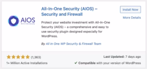 All In One WP Security