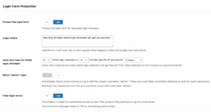 Security Ninja Login Protection