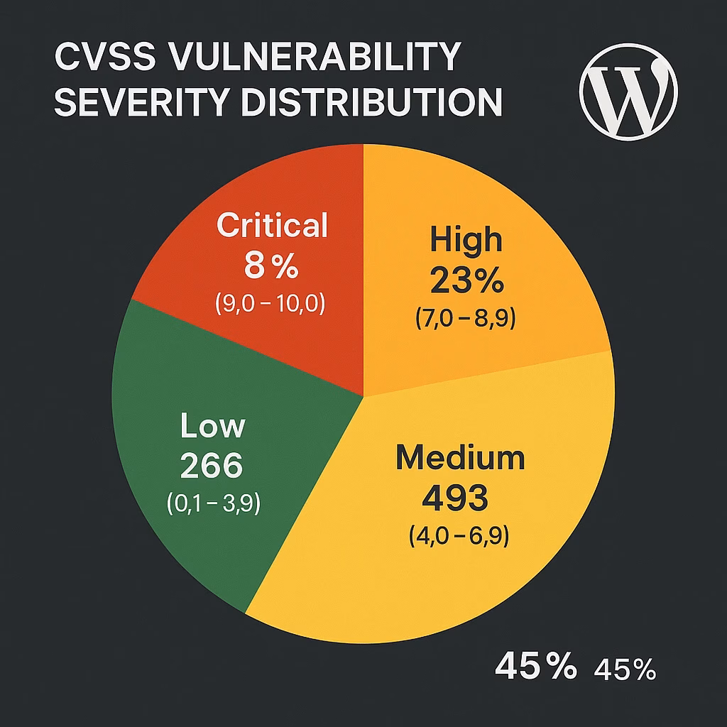 wp cvss severity distribution