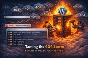 Taming 404 hammering and the resource spikes it causes
