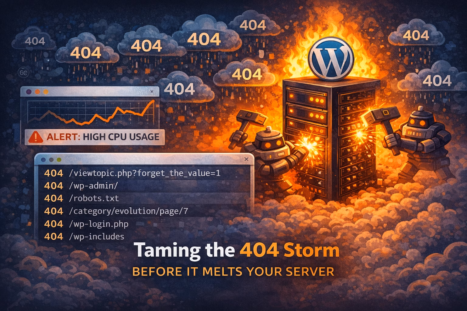 Taming 404 hammering and the resource spikes it causes