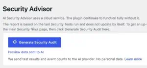 Generate first report