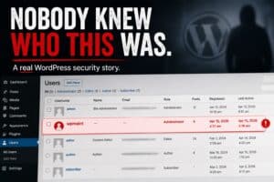 Who is the mysterious wpmaint WordPress administrator?